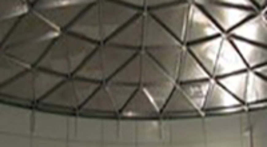 Aluminum Geodesic Domes by Tank Connection