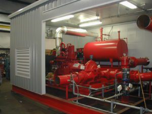 packaged fire pump houses