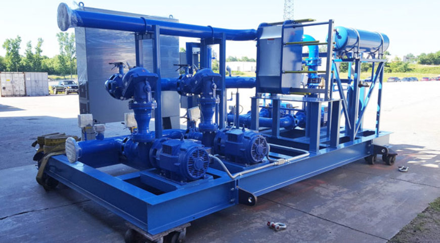 MECO Provides Cooling Tower Process Water Skid